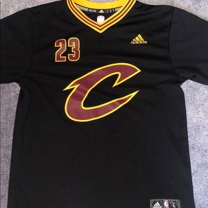 lebron james black adidas jersey